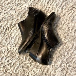 Black Silver Metallic Lucky Brand Booties - image 1